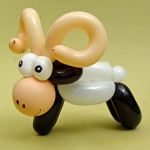 ลูกโป่งไส้ไก่นำเข้า บรรจุ 100 ใบ/คละสี (Size 1.5" * 60")