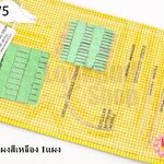 ชุดเข็ม แผงสีเหลือง 1แผง