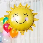ลูกโป่งฟลอย์รูปหน้ายิ้มพระอาทิตย์ 26"- Smiley Sun 26"Shape Balloon / Item No. TL-A100
