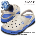 Front Court Clog - Platinum / Varsity Blue ของแท้ Outlet ไทยและอเมริกา