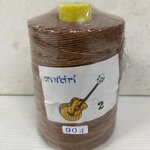 เชือกเทียน ตรากีตาร์(ม้วนใหญ่) สีน้ำตาล เบอร์2 #904 (1ม้วน)