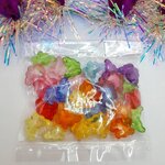 ลูกปัดแฟนซี ผีเสื้อใส คละสี แพค 20฿