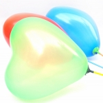 ลูกโป่งหัวใจเนื้อมุก สีเขียวอ่อน ไซส์ 12 นิ้ว แพ็คละ 10 ใบ (Heart Shape Balloon-Pearl Light Green Color)
