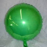 ลูกโป่งฟลอย์ทรงกลม สีเขียว ไซส์ 18 นิ้ว - Round Shape Balloon Green Color 18" / Item No.TL-G020