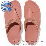 US7 : Fitflop Lulu Lasercrystal Warm Rose ของแท้ นำเข้าจาก USA และ UK