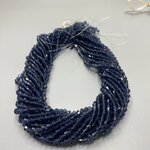 คริสตัลจีน สีกรมท่า ยาว 37 ซม. 4 มิล (95 เม็ด)