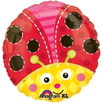 ลูกโป่งฟลอย์ เต่าทอง ทรงกลมไซส์ 18" - Lady Bug Foil Balloon / Item No. TL-A082