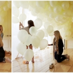 ลูกโป่งกลมเนื้อมุก สีครีม ไซส์ 12 นิ้ว แพ็คละ 10 ใบ (Pearl Cream - Round Balloon Size 12")