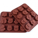 พิมพ์ซิลิโคนรูปนกฮูก 12 ช่อง