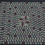 ผ้าปักคลุมหัวเจ้าสาว ลายปักโบราญทั้งผืน