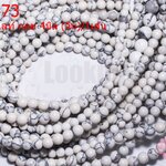 หินฮาวไลท์ หินตื่นรู้ เข้าใจตัวเอง ลดอคติ เพิ่มสมาธิ ยาว 37 ซม. กลม 4มิล (จีน)/1เส้น