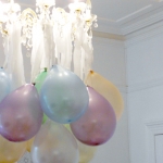 ลูกโป่งกลม เนื้อมุกสีฟ้าอ่อน ไซส์ 9 นิ้ว แพ็คละ 10 ใบ ( Round Balloons 9" - Pearl Baby Blue Color )