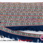 พู่ไหมเส้นยาว สีกรม กว้าง 3.5ซม (1หลา/90ซม)