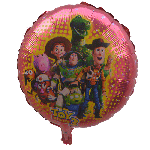ลูกโป่งฟลอย์ลายการ์ตูนทอยส์ สตอรี่ ทรงกลม - Toys Story Round shape Foil Balloon / Item No. TL-A030