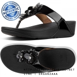 Fitflop Lulu Flower Black ของแท้ นำเข้าจาก USA และ UK