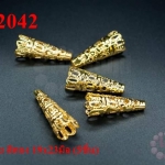 จุกกรวย สีทอง 19x23มิล (5ชิ้น)
