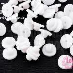 แป้นหลังต่างหูซิลิโคลน 8X4 มิล(20ชิ้น)