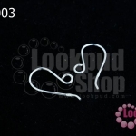 ตะขอต่างหูแบบเกี่ยว เงินแท้ (1คู่)