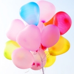 ลูกโป่งหัวใจเนื้อมุก สีชมพูอ่อน ไซส์ 12 นิ้ว แพ็คละ 10 ใบ (Heart Shape Balloon-Pearl Light Pink Color)