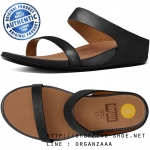 Fitflop Banda Leather Slide Black ของแท้ นำเข้าจาก USA และ UK