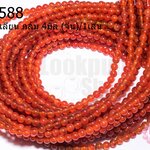 หินคาเนเลียน กลม 4มิล (จีน)/1เส้น