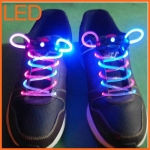 เชือกผูกรองเท้าไฟ LED สีฟ้า/สีชมพู Shoelace - LED Blue/Pink color