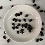 ลูกปัดแก้วอินเดียทรงหยดน้ำสีน้ำตาล10x15(1ขึด/100กรัม) 200บาท