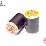 ด้ายเย็บผ้า ตราVENUS สีม่วงเปลือกมังคุด #6202 (1หลอด/550 เมตร)