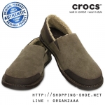 Crocs Cabo Lounger Men - Walnut / Mahogany ของแท้ Outlet ไทยและอเมริกา