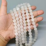 หินมูนสโตน (Moonstone) "หินของนักเดินทาง" 10 มิล (42เม็ด/เส้น) 250฿