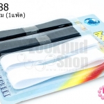 เทปตีนตุ๊กแก/เวลโครเทป สีขาว-สีดำ กว้าง 2 ซม (1แพ๊ค)