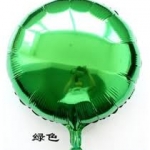 ลูกโป่งฟลอย์ทรงกลมจัมโบ้ สีเขียว ไซส์ 32 นิ้ว - Round Shape Balloon Green Color 32" / Item No.TL-G023