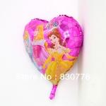 ลูกโป่งฟลอย์ลายเจ้าหญิง ทรงหัวใจ - Princess Heart shape Balloon / Item No. TL-A068