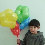 ลูกโป่งดอกไม้ Flower Latex Balloon 12" คละสี แพ็คละ 10 ชิ้น