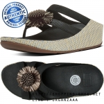 Fitflop Rosita Flower Slide Black ของแท้ นำเข้าจาก USA และ UK