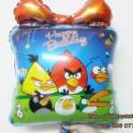 ลูกโป่งฟลอย์ Happy Birthday Angry Bird - Foil Balloon Happy Birthday Angry Bird / Item No. TL-D039