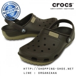 Crocs Duet Wave Clog - Espresso / Khaki ของแท้ Outlet ไทยและอเมริกา