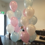 ลูกโป่งกลมเนื้อมุก สีฟ้าอ่อน ไซส์ 12 นิ้ว แพ็คละ 10 ใบ (Round Balloons Size 12" - Pearl Light Blue Color)