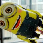 ลูกโป่งฟลอย์ Minion สองตา - Minion Two eyed Foil Balloon / Item No.TL-A044