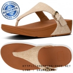 Fitflop The Skinny Shimmer Twill Urban White ของแท้ นำเข้าจาก USA และ UK