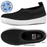 Fitflop Uberknit Slip On Ballet Flat Black ของแท้ นำเข้าจาก USA และ UK