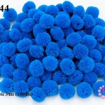 ปอมปอมไหมพรม สีน้ำเงินอ่อน 3ซม (100ชิ้น)