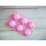 พิมพ์ซิลิโคนทรงมะเฟืองครึ่งวงกลม 6 ช่อง