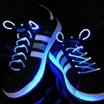 เชือกผูกรองเท้าไฟสีฟ้า Shoelace - LED Blue color