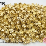 เป็กติดเสื้อ รูปดาว6แฉก สีทอง 13X15 มิล (500ชิ้น)