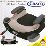 คาร์ซีทบูตเตอร์ Affix Backless Youth Booster Seat with Latch เบาะเสริม ที่นั่งนิรภัยเด็กในรถยนต์ Booster seat สำหรับเด็กวัย 4 ปี - 10 ปี ยี่ห้อ GRACO