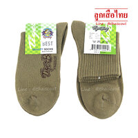 ถุงเท้า ลส.ข้อสั้น สีกากี Tigerboy 9x12 (G779)