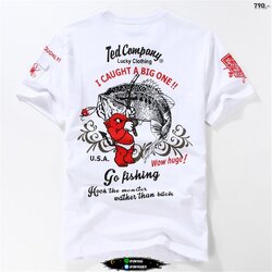 เสื้อยืด Red Devil สกรีน สีขาว