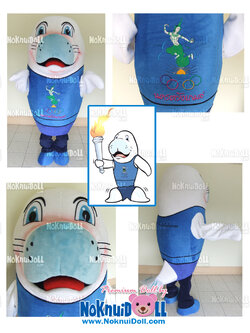 มาสคอทตุ๊กตา (สวมใส่คน) พะยูนเมืองตรัง 2554