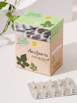 ผลิตภัณฑ์เสริมอาหาร เจียวกู่หลาน ชนิดแคปซูล บรรจุแผง